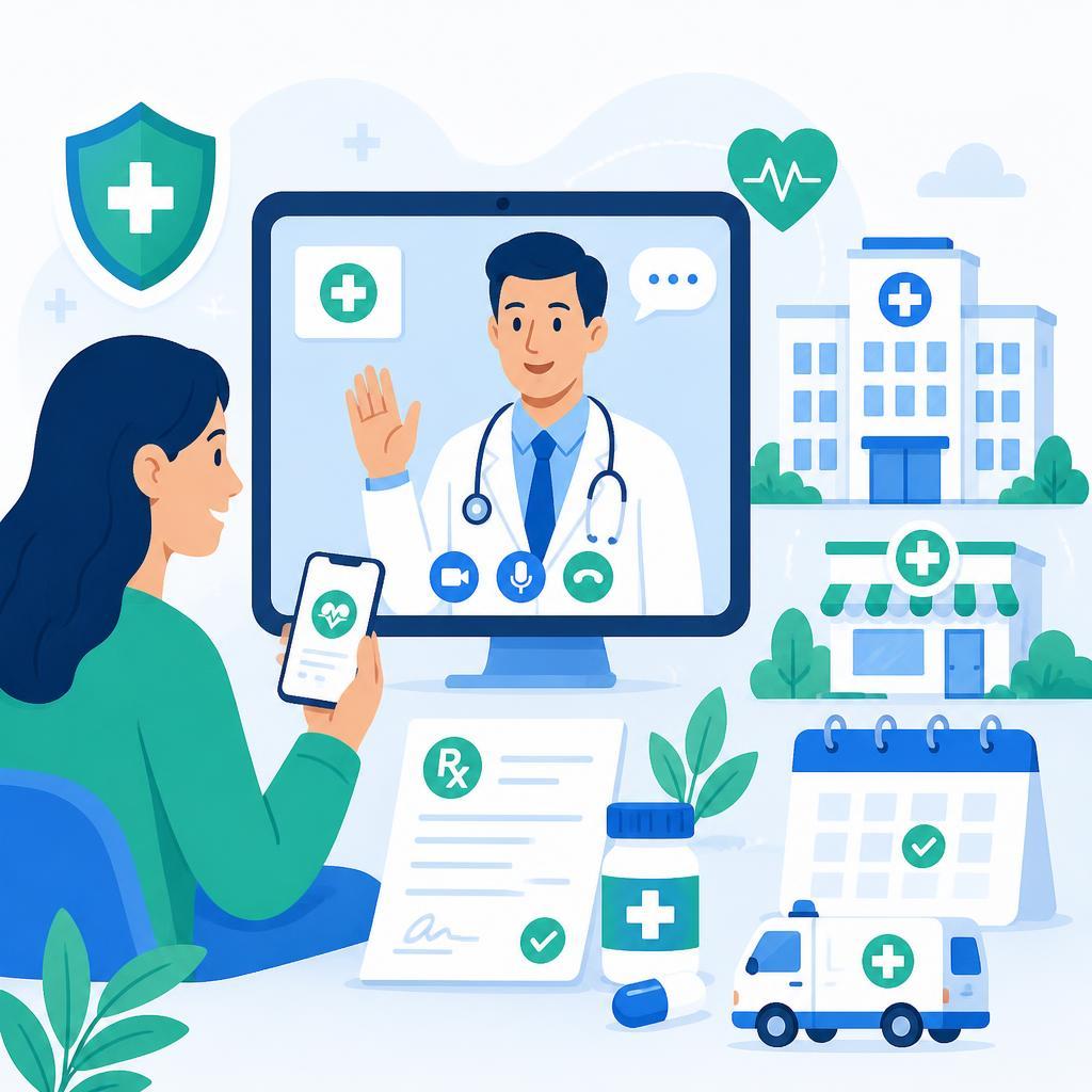Doctor Consultation Illustration
